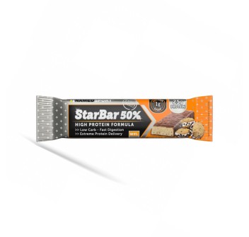 STAR BAR 50% - Barretta proteica al 50% ricoperta di cioccolato NAMEDSPORT