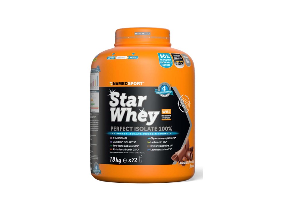 STAR WHEY - Proteine Isolate del siero del latte con enzimi digestivi NAMEDSPORT