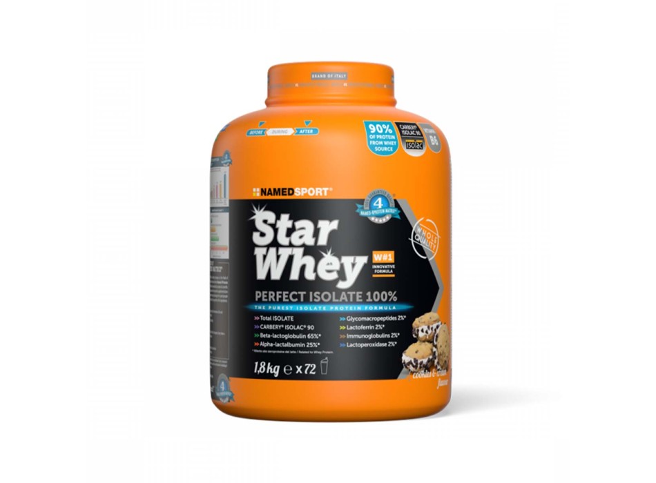 STAR WHEY - Proteine Isolate del siero del latte con enzimi digestivi NAMEDSPORT