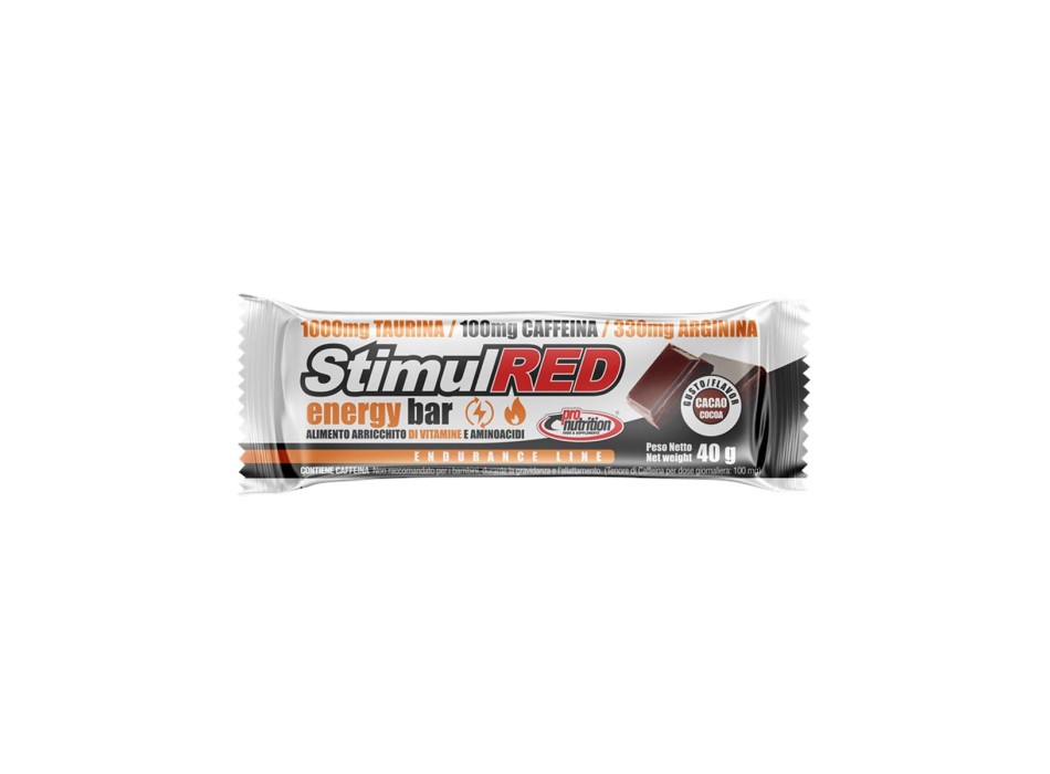 STIMULRED - Barretta energetica con stimolanti PRONUTRITION