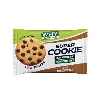 SUPER COOKIE - Biscotto proteico con gocce di cioccolato WHY NATURE