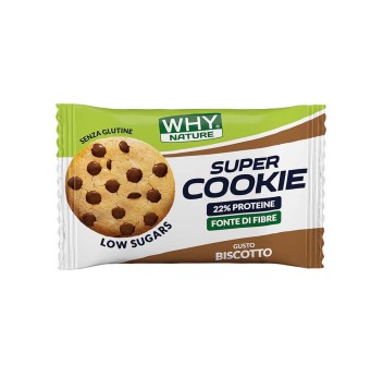 SUPER COOKIE - Biscotto proteico con gocce di cioccolato WHY NATURE