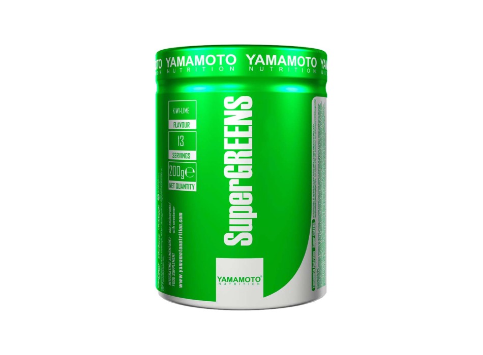 SUPER GREENS - YAMAMOTO - Integratore con funzioni antiossidanti, antinfiammatorie e detossinante YAMAMOTO NUTRITION