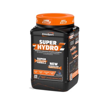 SUPER HYDRO - Integratore idrosalino energetico con carboidrati e vitamine B e C ETHICSPORT