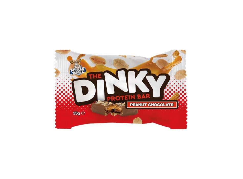 THE DINKY PROTEIN BAR - Barretta proteica a basso contenuto di zuccheri MUSCLE MOOSE