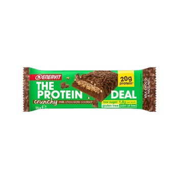 THE PROTEIN DEAL - Barretta proteica croccante a ridotto contenuto di zuccheri ENERVIT