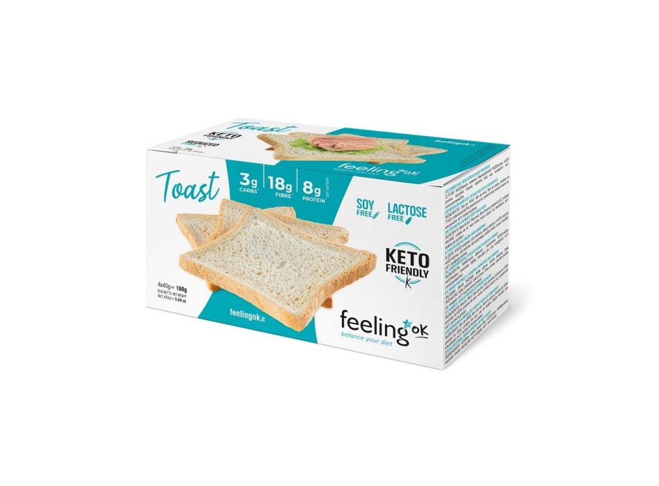 TOAST OPTIMIZE - Fette biscottate proteiche ad alto contenuto di fibre FEELING OK