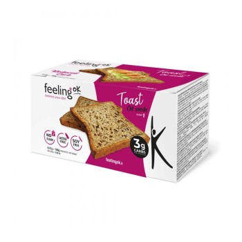 TOAST START - Fette biscottate proteiche a ridotto contenuto di carboidrati FEELING OK