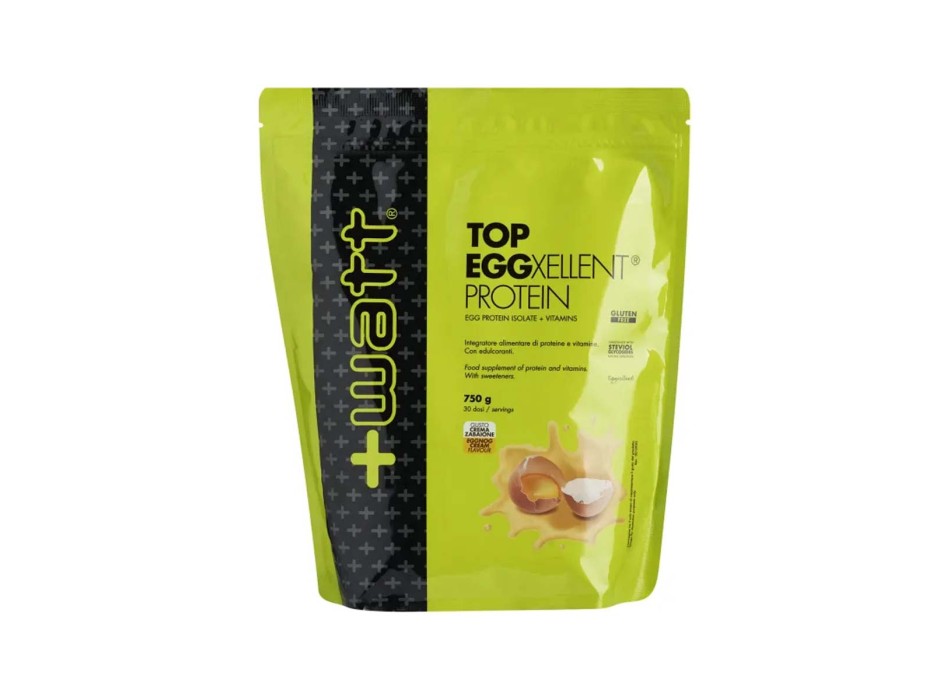 TOP EGGXELLENT PROTEIN - Integratore di proteine dell’albume d’uovo, con vitamine +WATT