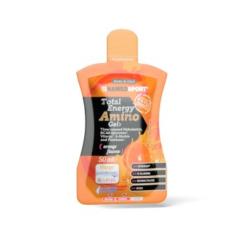 TOTAL ENERGY AMINO GEL - Gel energetico a base di Maltodestrine a rilascio sequenziale NAMEDSPORT