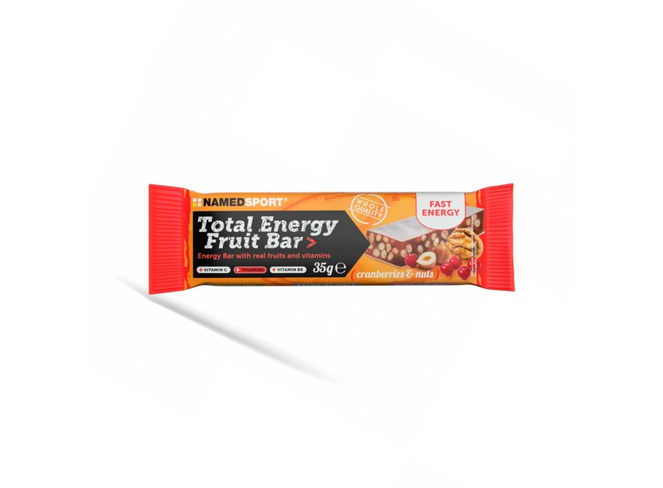 TOTAL ENERGY FRUIT BAR - Barretta energetica con riso soffiato, frutta e vitamine NAMEDSPORT