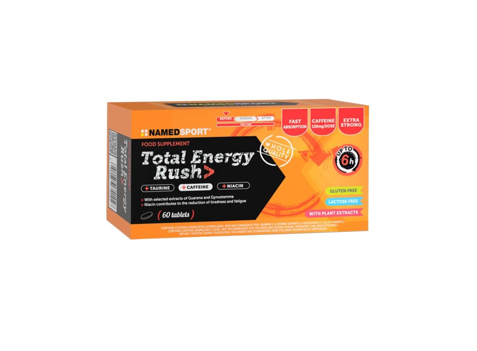 TOTAL ENERGY RUSH - Pre-workout energizzante con stimolant NAMEDSPORT