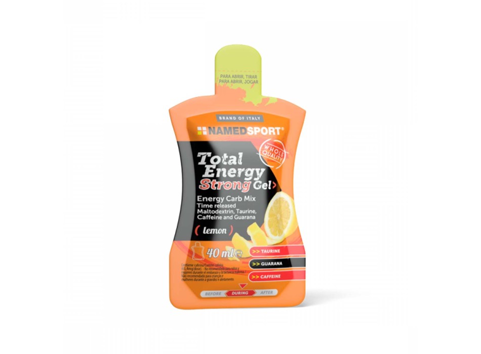 TOTAL ENERGY STRONG GEL - Gel energetico con maltodestrine a rilascio sequenziale NAMEDSPORT