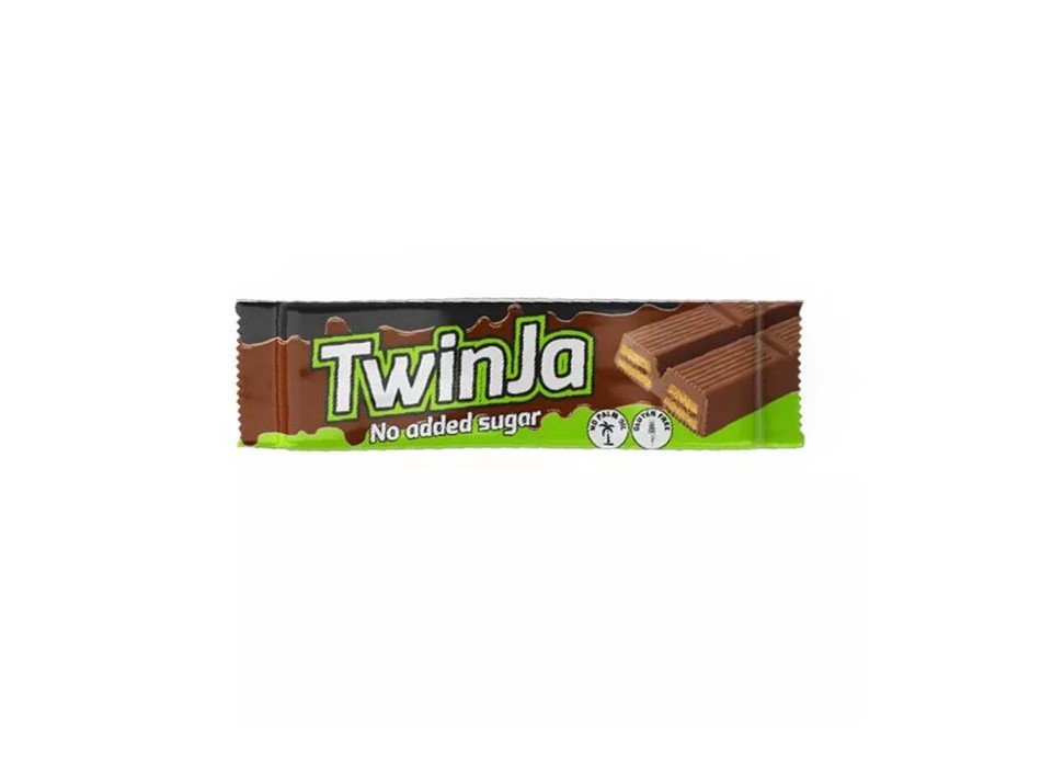 TWINJA - Snack di due barrette di wafer ricoperte di cioccolato DAILY LIFE