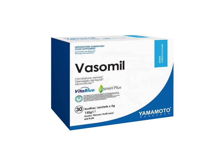 VASOMIL - Integratore a supporto delle funzionalità del microcircolo YAMAMOTO NUTRITION