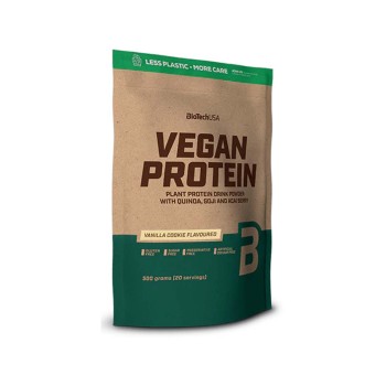 VEGAN PROTEIN - Blend di Proteine vegetali di riso e piselli con aggiunta di aminoacidi BIOTECH USA