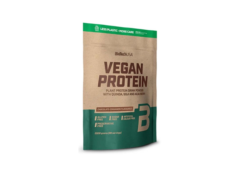 VEGAN PROTEIN - Blend di Proteine vegetali di riso e piselli con aggiunta di aminoacidi BIOTECH USA