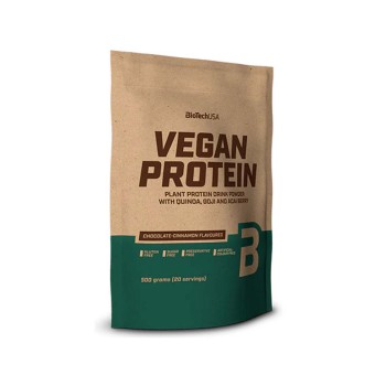 VEGAN PROTEIN - Blend di Proteine vegetali di riso e piselli con aggiunta di aminoacidi BIOTECH USA