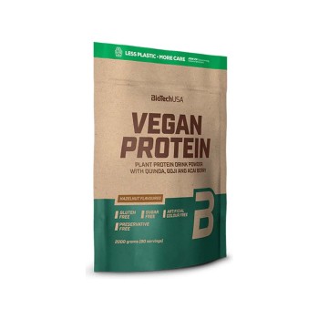 VEGAN PROTEIN - Blend di Proteine vegetali di riso e piselli con aggiunta di aminoacidi BIOTECH USA