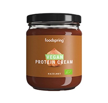 VEGAN PROTEIN CREAM - Crema spalmabile alla nocciola 100% vegetale FOODSPRING