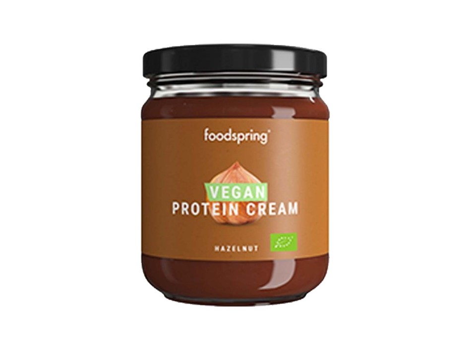 VEGAN PROTEIN CREAM - Crema spalmabile alla nocciola 100% vegetale FOODSPRING