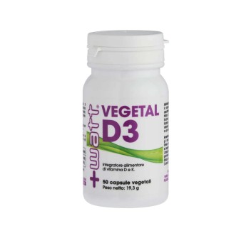 VEGETAL D3 - Integratore di Vitamina D3+K2 +WATT