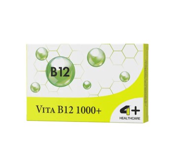 VITA B12 1000+ - Integratore di Vitamina B12 4+ NUTRITION