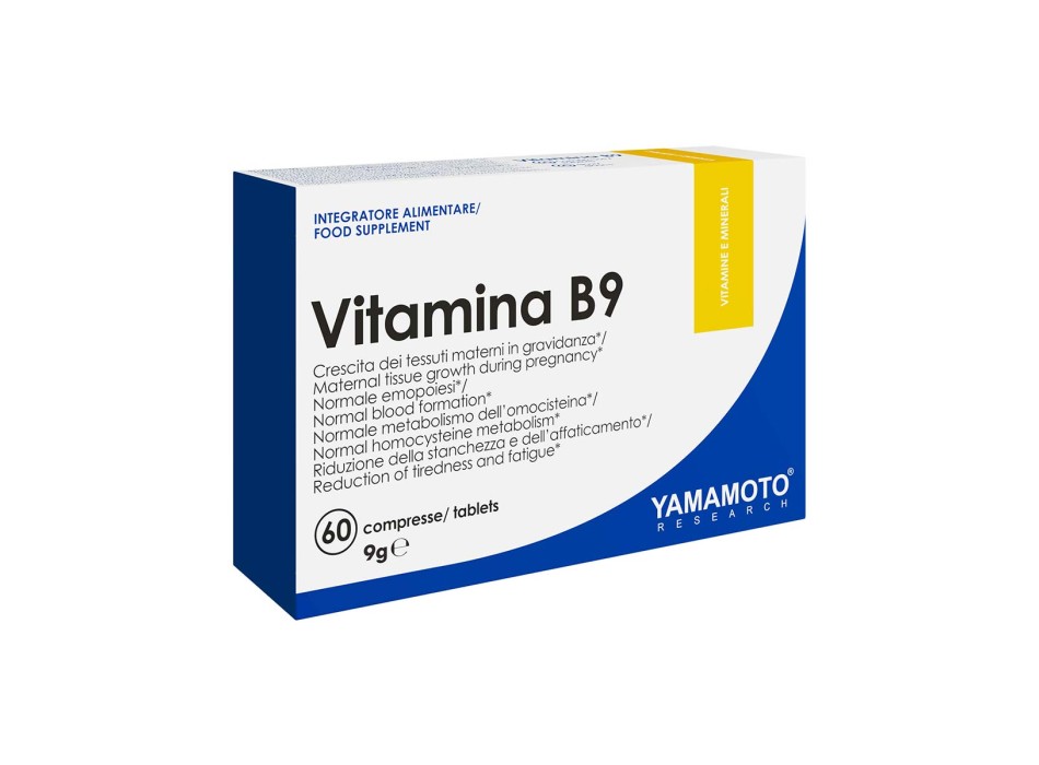 VITAMINA B9 - Integratore di Vitamina B9 YAMAMOTO NUTRITION