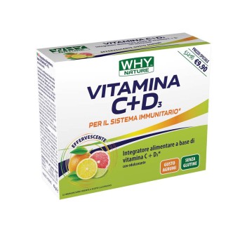 VITAMINA C+D3 - Integratore di Vitamina C e D3 WHY NATURE