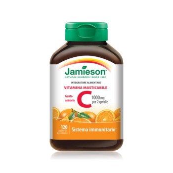 VITAMINA C MASTICABILE - Integratore di Vitamina C in compresse masticabili JAMIESON