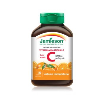 VITAMINA C MASTICABILE - Integratore di Vitamina C in compresse masticabili JAMIESON