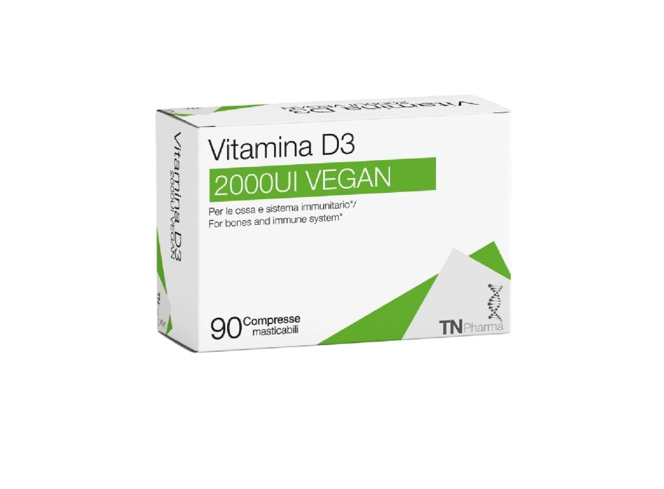 Vitamina D3 2000UI Vegan 90tbl Masticabili