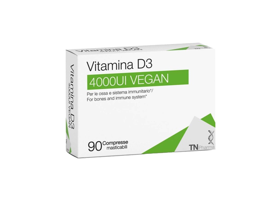 Vitamina D3 4000UI Vegan 90Tbl masticabili