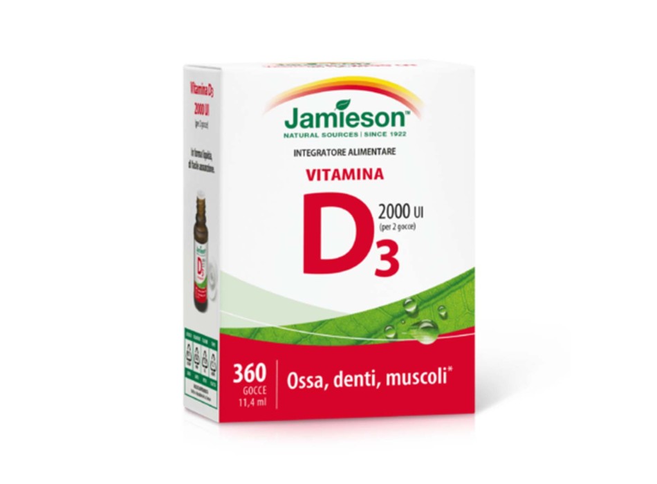 VITAMINA D3 DROPS - Integratore di Vitamina D3 in gocce JAMIESON