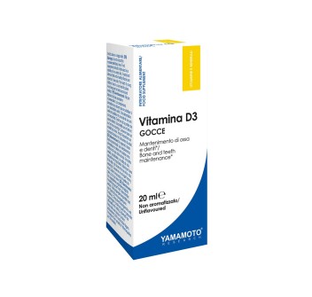 VITAMINA D3 GOCCE - Integratore di Vitamina D3 in gocce YAMAMOTO NUTRITION