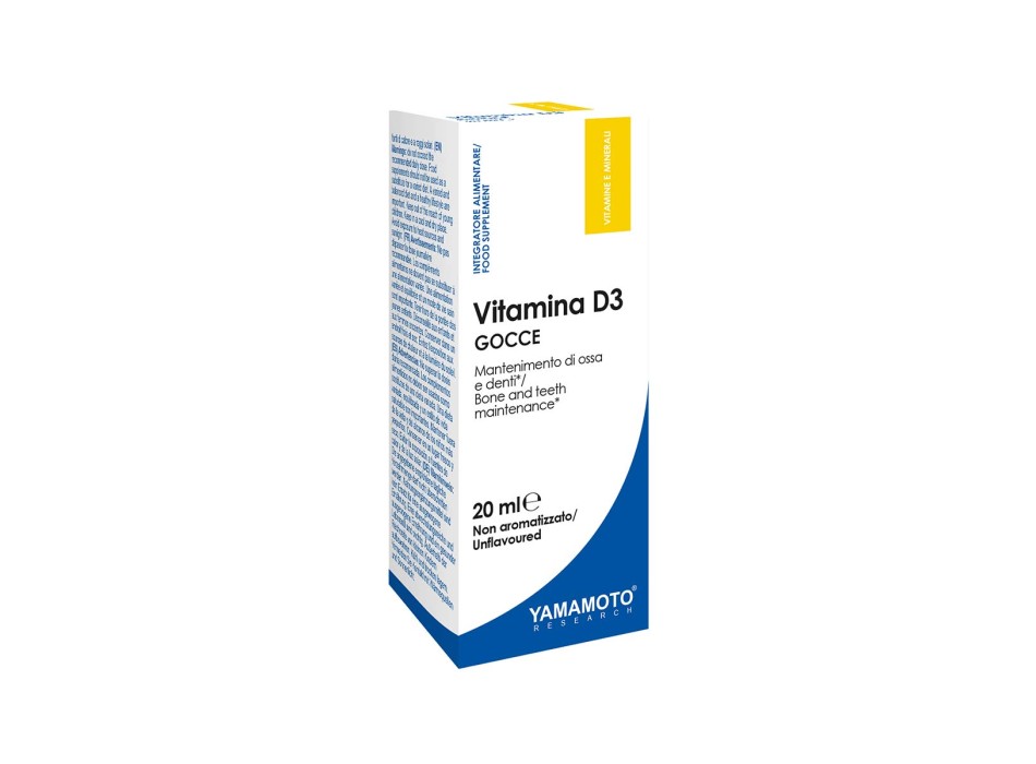 VITAMINA D3 GOCCE - Integratore di Vitamina D3 in gocce YAMAMOTO NUTRITION