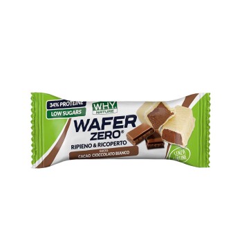 WAFER ZERO - Barretta proteica con wafer ripieno di crema WHY NATURE