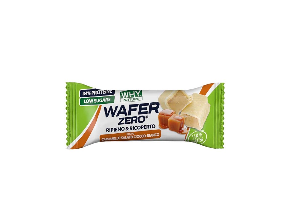 WAFER ZERO - Barretta proteica con wafer ripieno di crema WHY NATURE