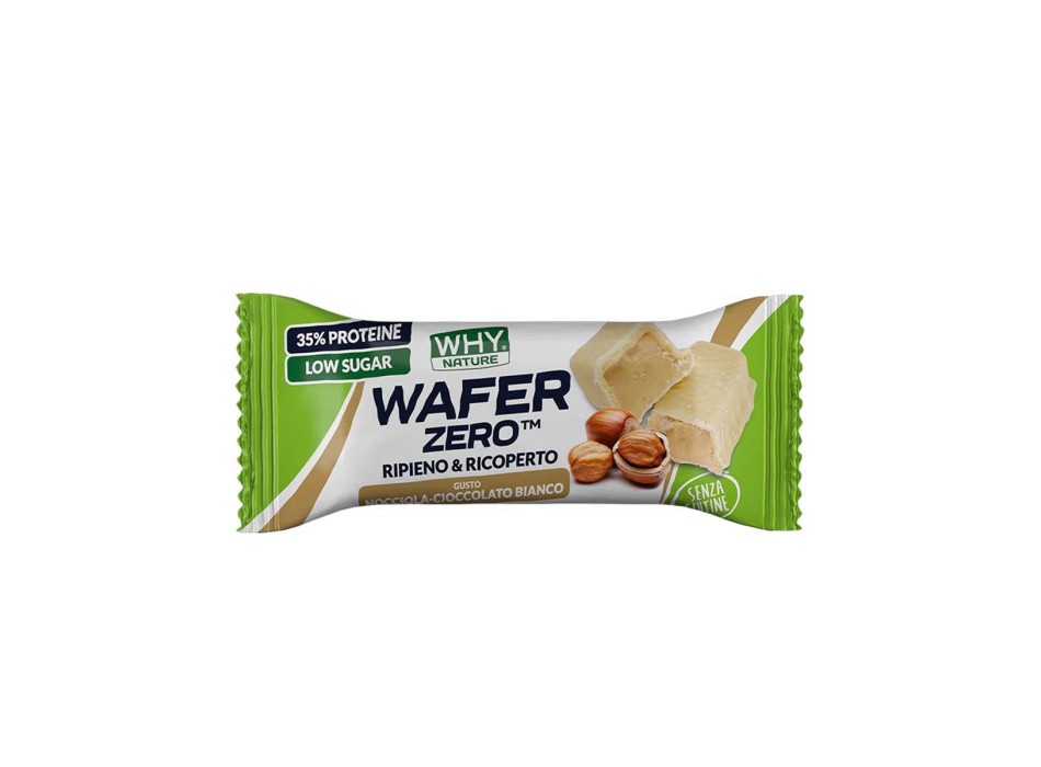 WAFER ZERO - Barretta proteica con wafer ripieno di crema WHY NATURE