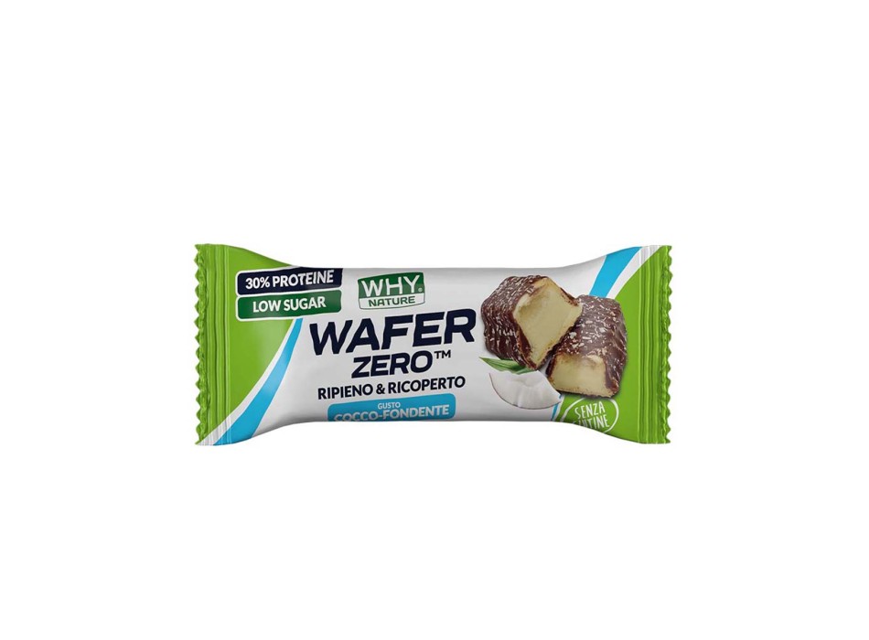 WAFER ZERO - Barretta proteica con wafer ripieno di crema WHY NATURE