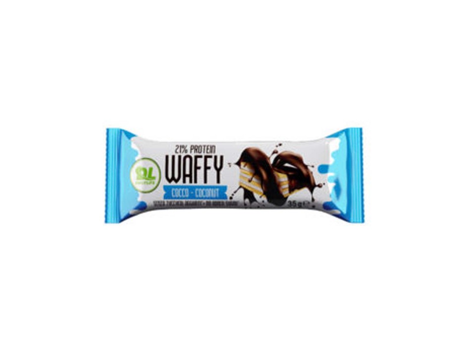 WAFFY - Barretta proteica con wafer e copertura al cioccolato DAILY LIFE