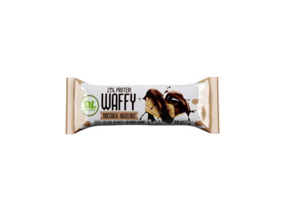 WAFFY - Barretta proteica con wafer e copertura al cioccolato DAILY LIFE