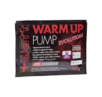 WARM UP PUMP EVOLUTION - Pre-workout con carboidrati, vitamine e aminoacidi +WATT