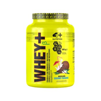 WHEY B+ - Proteine Concentrate del siero del latte con probiotici e Bcaa 4+ NUTRITION