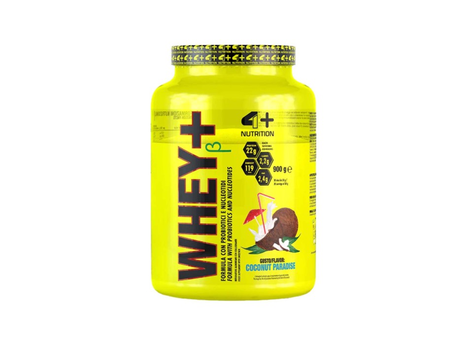 WHEY B+ - Proteine Concentrate del siero del latte con probiotici e Bcaa 4+ NUTRITION