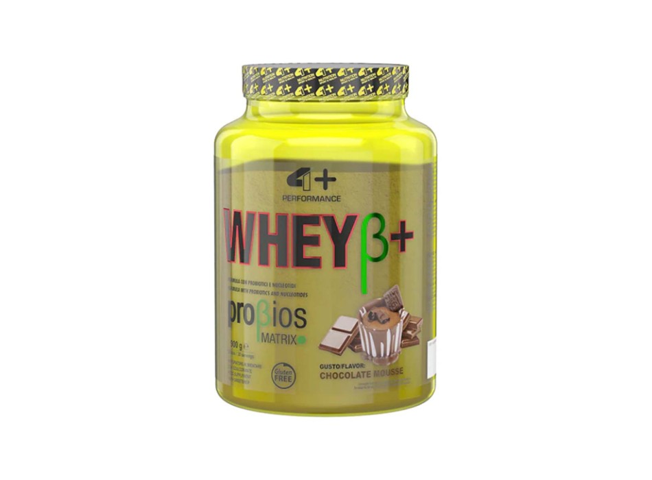 WHEY B+ - Proteine Concentrate del siero del latte con probiotici e Bcaa 4+ NUTRITION