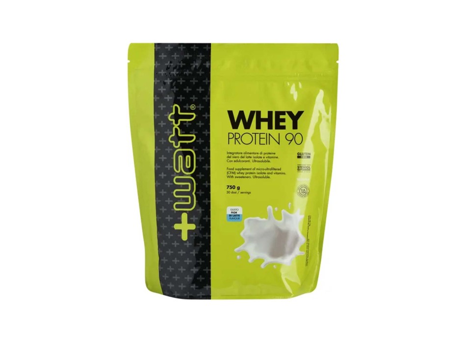 WHEY PROTEIN 90 DOYPACK - Proteine isolate del siero del latte con vitamine +WATT