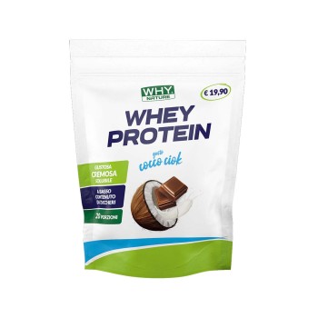 WHEY PROTEIN - WHYNATURE - Preparato alimentare per bevanda proteica a base di proteine concentrate del siero del latte WHY NATURE