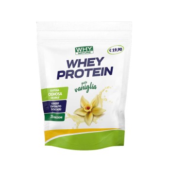 WHEY PROTEIN - WHYNATURE - Preparato alimentare per bevanda proteica a base di proteine concentrate del siero del latte WHY NATURE