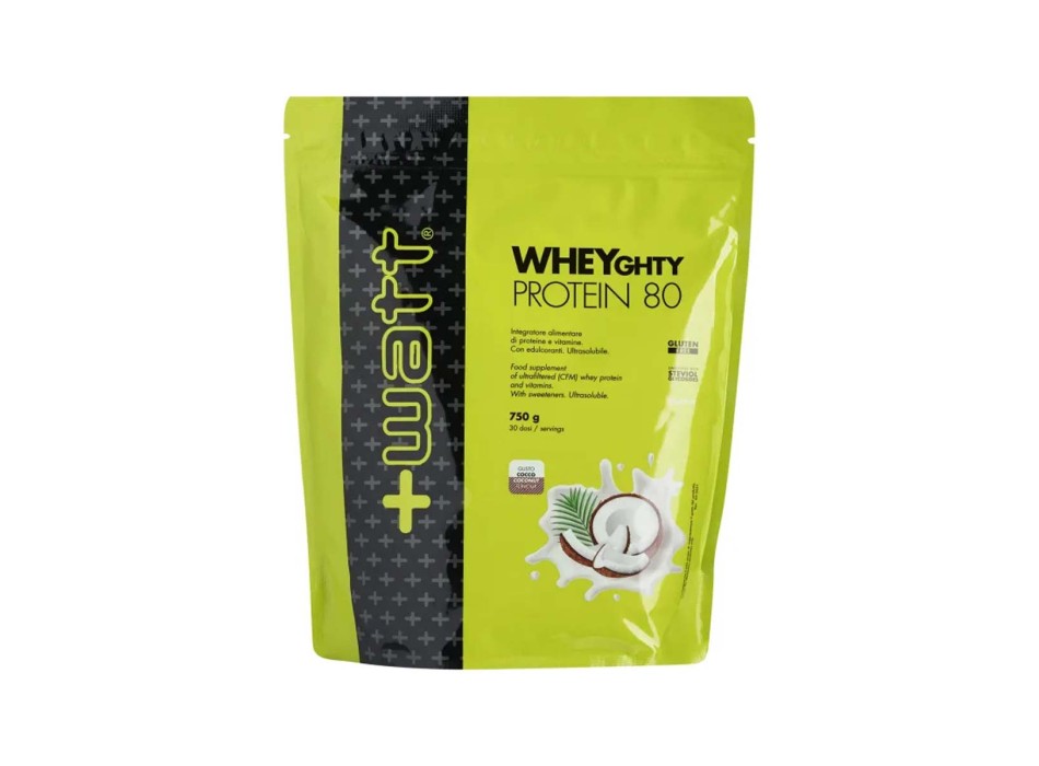 WHEYGHTY PROTEIN 80 DOYPACK - Proteine Concentrate del siero del latte +WATT